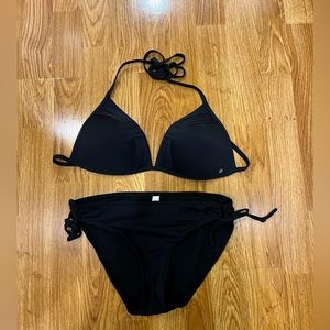 La vie en rose black bikini